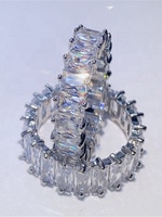Ekopdee Роскошные циркониевые кольца для женщин вечность обещание CZ Кристалл обручальное кольцо на палец Свадебные ювелирные изделия горячая Распродажа любовь подарок 1005003036125496