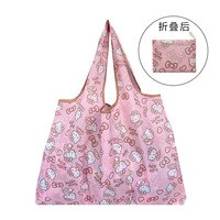 Sanrio, маленькая складная сумка для покупок Hello Kitty, мелодия, Полиэстеровая эко-сумка, мультяшная сумка через плечо, сумка 1005003053727476
