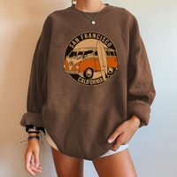 Женские свитшоты с принтом Сан-Франциско Калифорния, винтажные городские Топы большого размера с круглым вырезом, женские пуловеры с открытыми плечами, свитшоты 1005003087960663