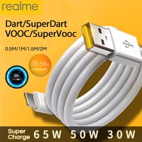 Супербыстрый зарядный кабель Realme 9 8, а, телефонные кабели Oppo типа C, Vooc Supervooc 65 Вт 50 Вт для Find X3 Neo X2 Reno 7 6 1005003090712571