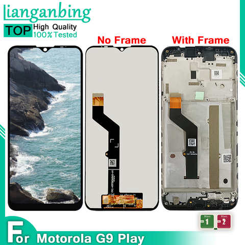 Оригинальный ЖК-дисплей 6,5 дюйма для Motorola Moto E7 Plus XT2081/G9 Play XT2083, ЖК-дисплей, сенсорный экран, дигитайзер в сборе, замена 1005003092270667