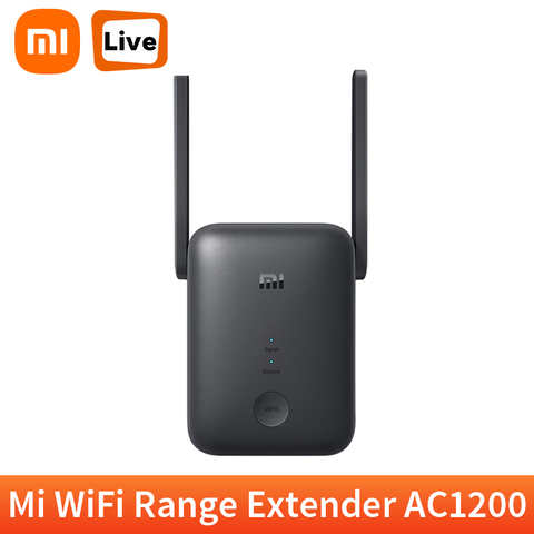 Xiaomi Mi Wifi расширитель диапазона AC1200 2,4 ГГц и 5 ГГц Wifi ретранслятор 1200 Мбит/с усилитель сигнала Wi-Fi беспроводной маршрутизатор Mi 1005003098466259