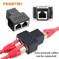 Сетевой кабель Rj45 Ethernet, 1-2 способа, сетевой кабель, разъем, удлинитель, переходник, разъем на два разъема 1005003101552655
