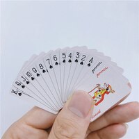 Милые миниатюрные игры, мини-покер, модель 40x28 мм, миниатюрное украшение для дома, Высококачественная карточная игра 1005003102264623