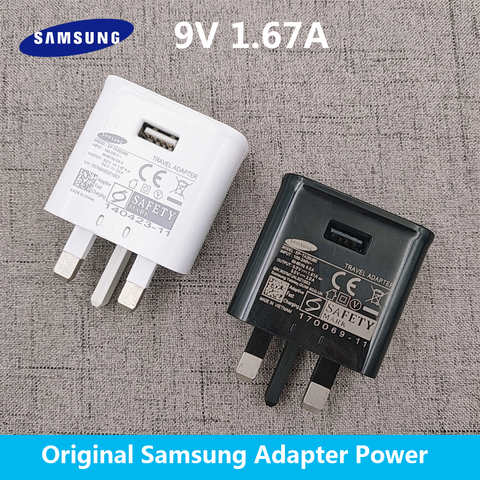 Оригинальное быстрое зарядное устройство Samsung 9 в 1,67 А, адаптер питания стандарта Великобритании, кабель типа C для Galaxy Note 10 + 9 8 7 S9 S8 plus a71 A51 A31 A41 A50 S 1005003107240715