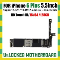 Основная Логическая плата для iPhone 6 Plus, разблокированная, не блокированная, материнская плата с поддержкой LTE, 4G сеть, нет, с функцией отпечатка пальца, протестирована 1005003112164034