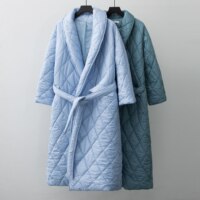 Женское стеганое пальто-пуховик с поясом, размер M/L, цвет в ассортименте 1005003114237548