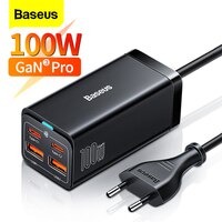 Настольное зарядное устройство Baseus GaN 100 Вт 65 Вт Быстрая зарядка 4,0 QC 3,0 PD USB-C Type C USB быстрая зарядка для MacBook Samsung iPhone ноутбука 1005003117435688