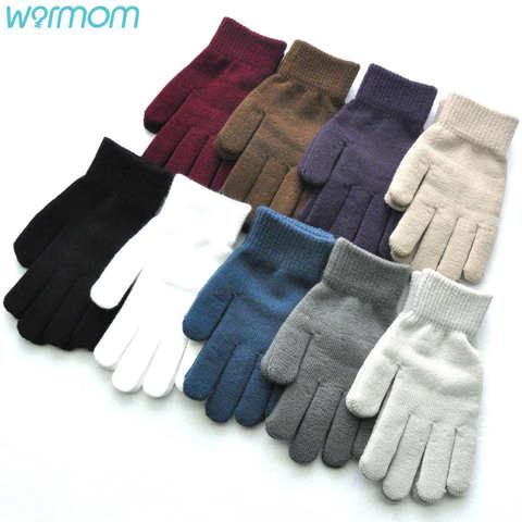 Теплые вязаные шерстяные перчатки для 16 лет зимние теплые и бархатные плотные перчатки для верховой езды зимние теплые варежки 1005003117646695