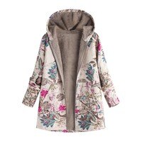 Осенняя Куртка женская, ветровка, пальто с цветочным принтом, с карманами, кардиган в винтажном стиле, 2021 1005003129574297