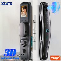 Дверной смарт-замок Tuya 3D с функцией распознавания лица и камерой 1005003142112366