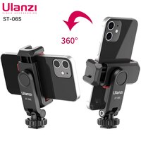Ulanzi ST-06S вертикальный держатель для телефона с креплением для камеры DSLR крепление для монитора Крепление для штатива зажим для смартфона Vlog съемка 1005003156756854