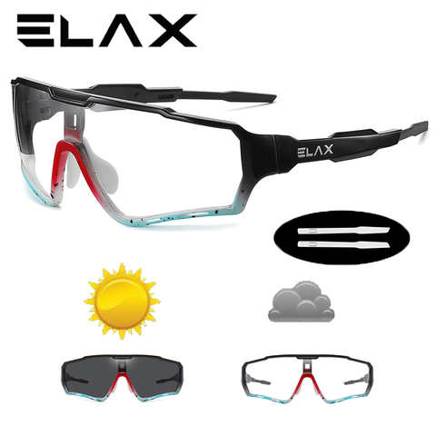 Очки велосипедные ELAX, фотохромные, для мужчин и женщин, 2021 1005003159052023