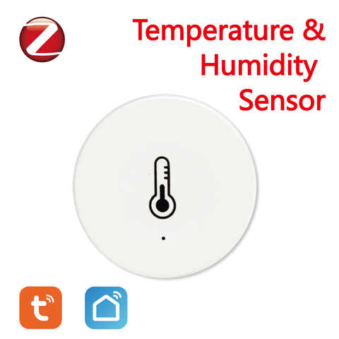 Датчик температуры и влажности Tuya ZigBee, умное управление с помощью приложения Alexa Google Home Smart Life/Tuya 1005003187008387