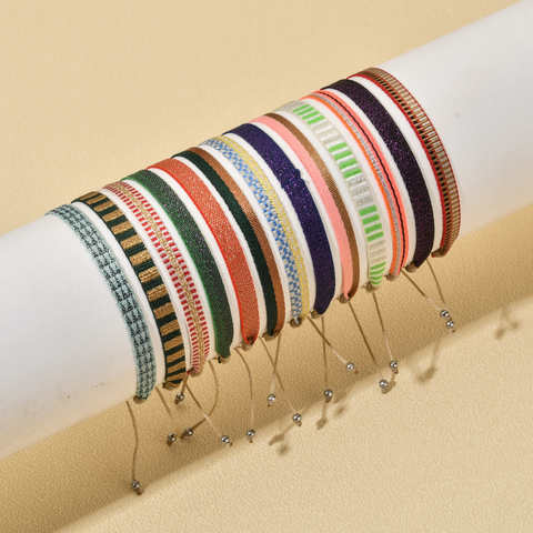 Женский и мужской плетеный браслет в стиле бохо ZMZY, разноцветный ручной плетеный браслет дружбы, вечерние ювелирные изделия ручной работы с бантиком 1005003188666212