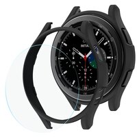 Стекло и чехол для Samsung Galaxy Watch 4 Classic 42 мм 46 мм, матовый чехол из поликарбоната, универсальный защитный чехол-бампер для Galaxy Watch 4 1005003189207513