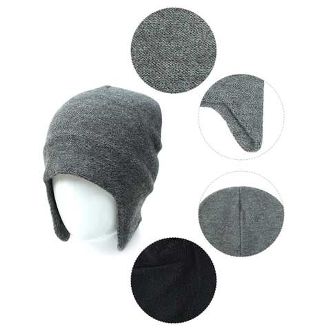 Однотонные мужские и женские шапки для бега, Осень-зима шапки с защитой ушей, легкие, теплые, шапки с защитой ушей 1005003195366575