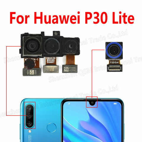 Для Huawei P30 Lite оригинальная фронтальная и задняя камеры модуль основной фронтальной камеры гибкий запасные части 1005003198510614