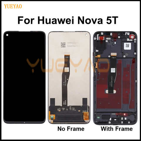 Для Huawei Nova 5T ЖК-дисплей сенсорный экран дигитайзер для Huawei YAL-L21 YAL-L61A YAL-L71A LCD с рамкой запасные части 1005003204821184