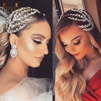 A271 свадебные головные уборы в стиле барокко, хрустальные украшения для волос, корона, стразы, повязка на голову, свадебная корона, искусственная 1005003205936141