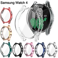 Чехол для часов Samsung Galaxy Watch 4/5 40 мм 44 мм, Защитная пленка для экрана из ТПУ, универсальный бампер, защитный чехол для часов 5 40 мм 44 мм 1005003213049657
