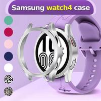 Чехол для часов Samsung Galaxy Watch 4 44 мм, матовый защитный чехол из поликарбоната, совместимый с Galaxy Watch 4 40 мм, чехол-бампер для часов 1005003214710475