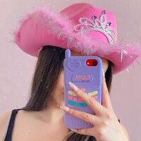 Шляпа фетровая Женская в ковбойском стиле, розовая, ковбойские шляпы для женщин 1005003215795602