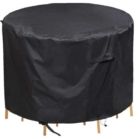 Круглый чехол для мебели, пыленепроницаемый и Водонепроницаемый Чехол, Внешний чехол, защитный чехол из ткани Оксфорд 210D 1005003224777855
