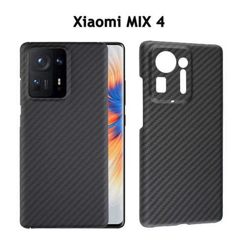 Чехол из углеродного волокна для Xiaomi MIX 4 5G, Ультратонкий чехол из арамидного волокна с защитой от падения для MI Mix 4, защитный бампер для объектива 1005003226629035