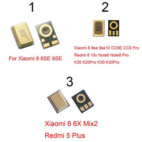5 шт. микрофонный динамик для Xiaomi Mi 10 8 9 8SE 9SE CC9 6 6X Mix2 Redmi 5 Plus 8 10X Note 8 Pro K20 K30 K30Pro микрофонный передатчик 1005003229476789