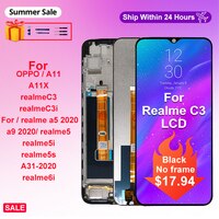Оригинальный дисплей для OPPO Realme C3 A8, сенсорный экран для Oppo A5 A9 2020 LCD A11 A11X, дисплей Realme 5 6i A31, дигитайзер, детали 1005003229884262
