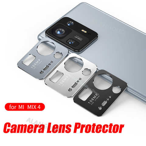 Металлическая защитная пленка для камеры Xiaomi Mix 4 Mix4, не стеклянная Защитная пленка для экрана для xiaomi mi mix 4, чехол для объектива камеры 1005003233796851