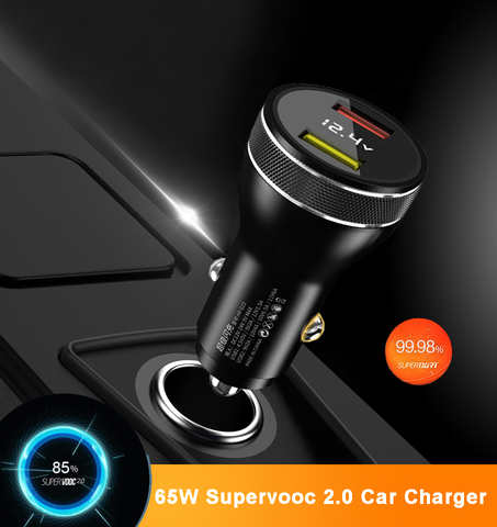 65 Вт SUPERVOOC 2,0 SuperDart + 22,5 Вт автомобильное быстрое зарядное устройство для OPPO Find X3 Pro Reno 6 Realme GT Master GT Neo X50 8 Pro 6.5A кабель 1005003236590710