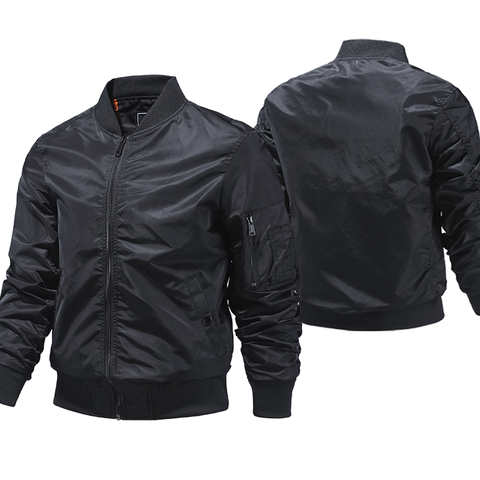 Куртка-бомбер мужская уличная одежда мужская куртка-бомбер и пальто однотонная мотоциклетная одежда 5XL плотные авиаторские куртки сделай сам 1005003245558150