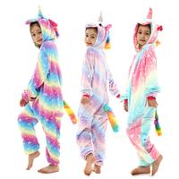 Пижама-кигуруми в виде паука, Льва, панды, единорога, комбинезон, зимняя фланелевая теплая одежда для сна для маленьких девочек, детская пижама для мальчиков, аниме, Детская Пижама 1005003250868700