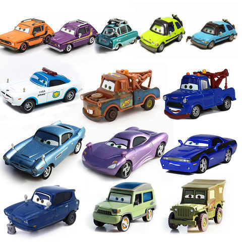 Подлинный Cars2 Финн макракет Holley Badass Doc.z модель автомобиля аниме персонажи фильма модель из сплава металла литая машина игрушка для мальчиков 1005003256849106