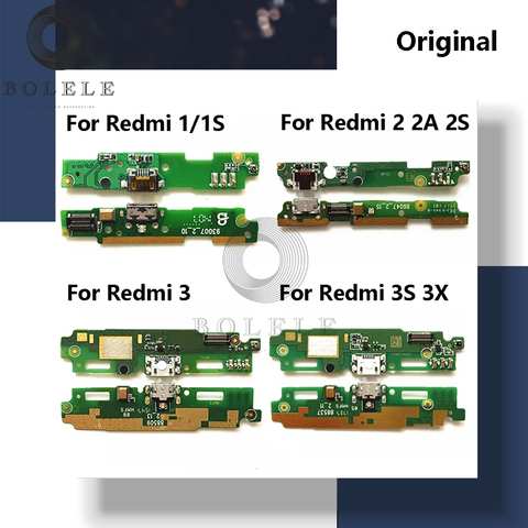 Оригинальный зарядный порт для Xiaomi Redmi 1, 1S, 2, 2A, 2S, 3, 3S, 3X USB-порт для зарядки, док-разъем, зарядная плата, разъем, зарядный гибкий кабель 1005003268718226