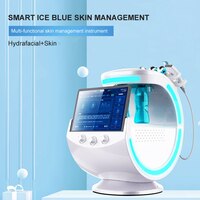 Профессиональный ледяной голубой волшебный зеркальный анализатор кожи Oxygene гидравлический аппарат для лица ультразвуковой уход за кожей криотерапия микродермабразия 1005003279716590