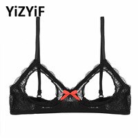 Women Plus Size Bra Breathable Sexy Lingerie Perspective Brassiere
