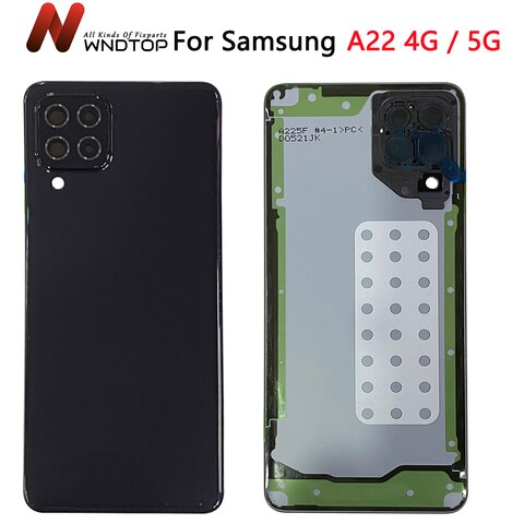 Новинка, задняя крышка батарейного отсека для Samsung Galaxy A22 4G, детали для замены заднего корпуса Samsung A22 1005003292343589