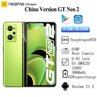Смартфон Realme GT Neo 2, 870 дюйма, 64 мп, 6,62 мАч, 65 Вт, NFC 1005003298658475