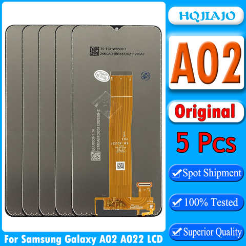 5 шт., оригинальный ЖК-дисплей для Samsung Galaxy A02 A022F 1005003303287893