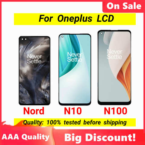 Оригинальный ЖК-дисплей для Oneplus Nord N10 5G NORD N100, ЖК-экран для Oneplus N10 N100 BE2013 BE2029 1005003304897593