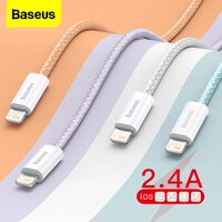 USB-кабель Baseus для iPhone 13/12/11 Pro/XS Max/XR/X/8/7 Mini, 2,4 А 1005003308974449