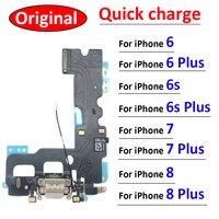 Оригинальная печатная плата для зарядного устройства PCB Flex для iPhone 6 6S 7 8 Plus USB порт соединитель док-станция зарядная плата гибкий кабель 1005003310644563