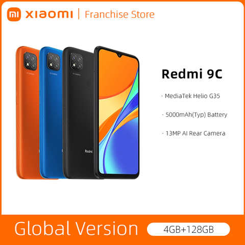 Смартфон Xiaomi Redmi 9C, 4 Гб + 128 ГБ, 8-ядерный Процессор MTK Helio G35, экран 6,53 дюйма, задняя камера 13 МП, 5000 мАч 1005003312151289