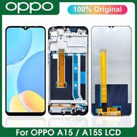 6,52 "Оригинальный дисплей для Oppo A15 ЖК-дисплей CPH2185 кодирующий преобразователь сенсорного экрана в сборе сменный для A15s CPH2179 запасные части 1005003317852055