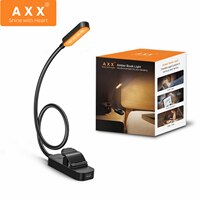 AXX Clip Book Light 1700K Янтарные лампы для чтения для кровати Аккумуляторная клипса для детей Небольшие светодиодные фонари с питанием от батареи Ночные студенческие средства защиты глаз Мягкий теплый свет для чтения 1005003320651673