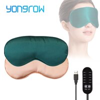 Yongrow Новая патчи для глаз маска для сна с полынью, ультра мягкая приятная для кожи повязка для глаз, USB, контроль температуры, шелк, теплый уход, уход за глазами 1005003322484613