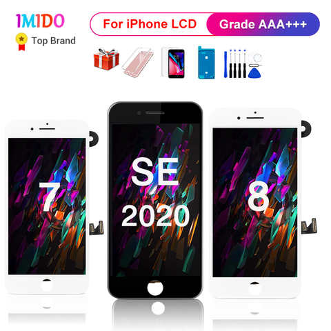 Улучшенный качественный экран для iPhone SE 2020 ЖК-дисплей для iPhone 7 8 3D Сенсорная панель дигитайзер сборка класс AAA + + + Замена 1005003322724189